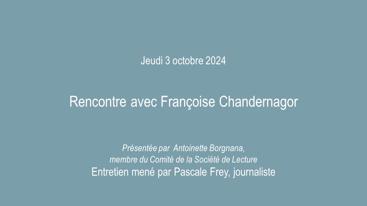 Françoise Chandernagor