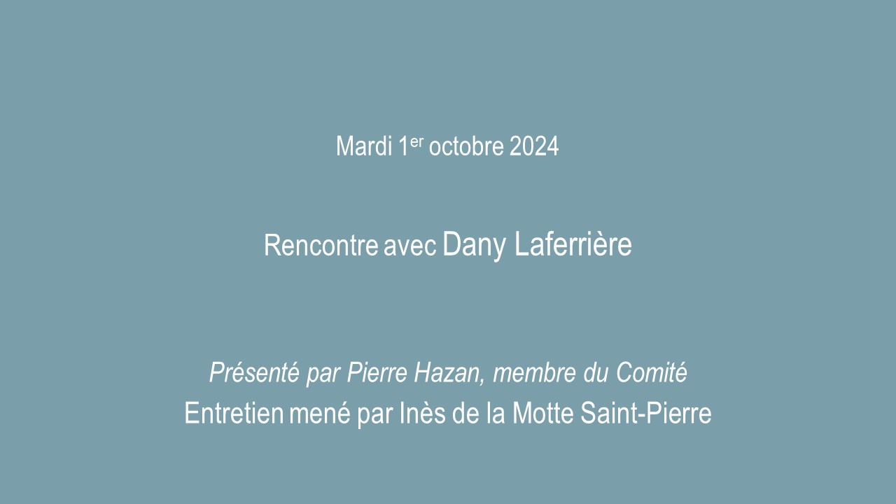 Dany Laferrière